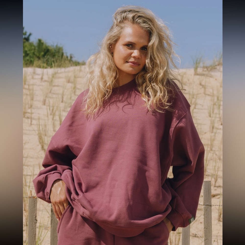 Daily Drills Oversized Fleece Crew